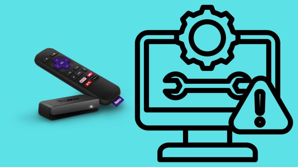 Illustration showing advanced troubleshooting methods for resolving Roku freezing issues